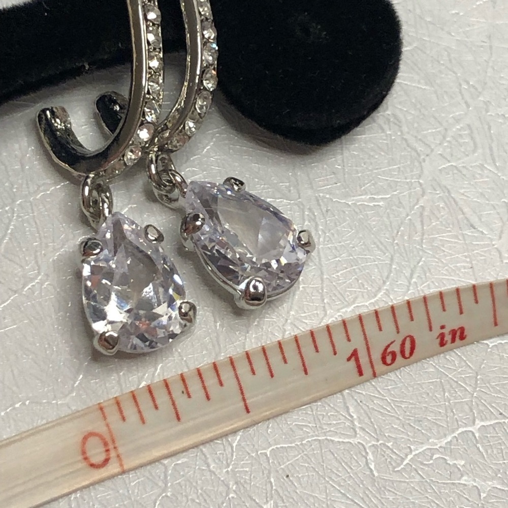 Dazzling Statement Drop Earrings. Huge Sparkle - image 6